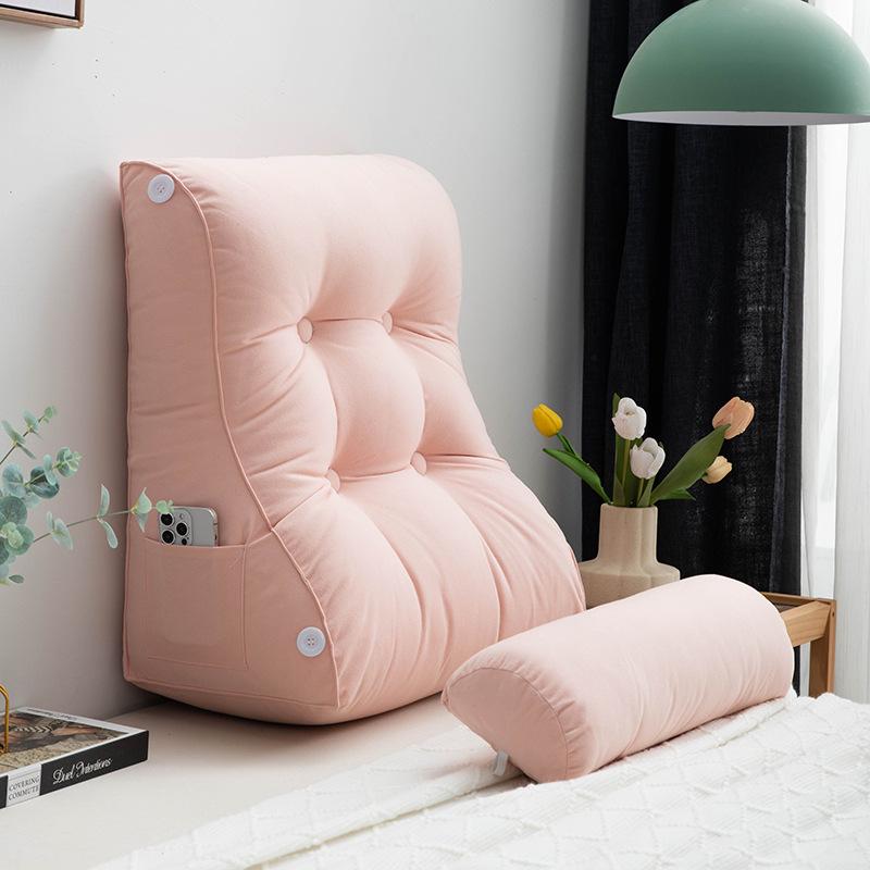 Pregnant Women s Bedside Cushions Waist Pillows Bed Reading Pillows Comfortable Pillows Soft Bedroom Bed Back Cushion Washable 45x55cm 16937₽