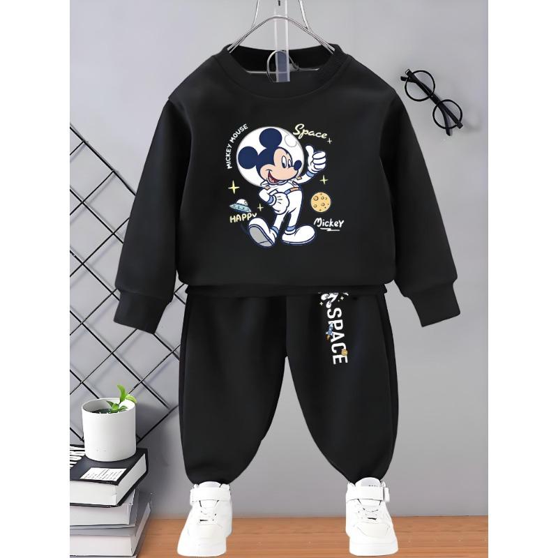 2026 Kids Autumn Casual Sweatshirt Sets for Boys 0-8 Years O Neck Hoodies and Sweatpants 2pcs Sets Children's Cartoon Tracksuit