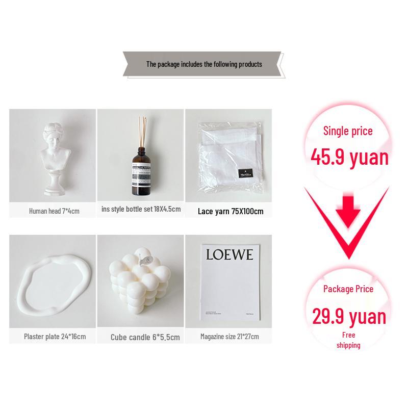 Creative Gypsum Disc - Jewelry Display & Photo Props