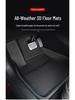 Non-Slip XPE TPE Floor Mats & Trunk Mat for Tesla Model 3/Y, Left & Right-Hand Drive, with Backrest & Foot Pads