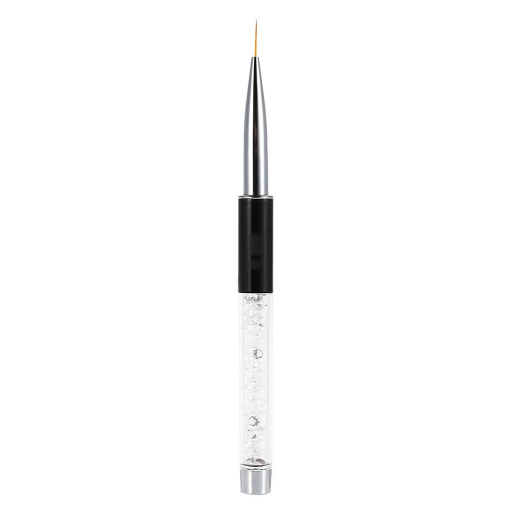 BQAN Nail Art Painting Brush 9mm Crystal Acrylic Nail Art UV Gel Painting Line Brush Nylon Hair Pen Manicure Nail Liner