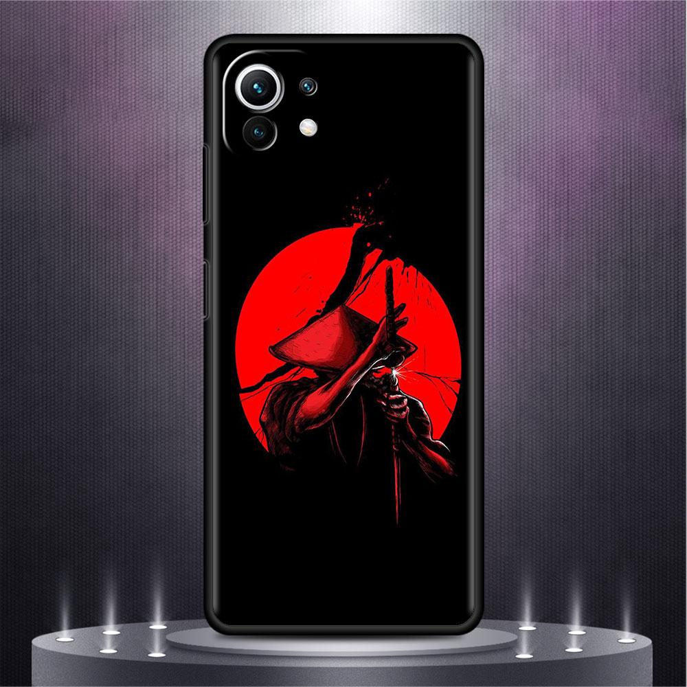 Landscape Ink Painting Japan Samurai Art Case For Xiaomi Mi Poco X3 NFC M4 M3 Pro F3 GT F1 11 Lite Note 10 11T 10T Phone Cover