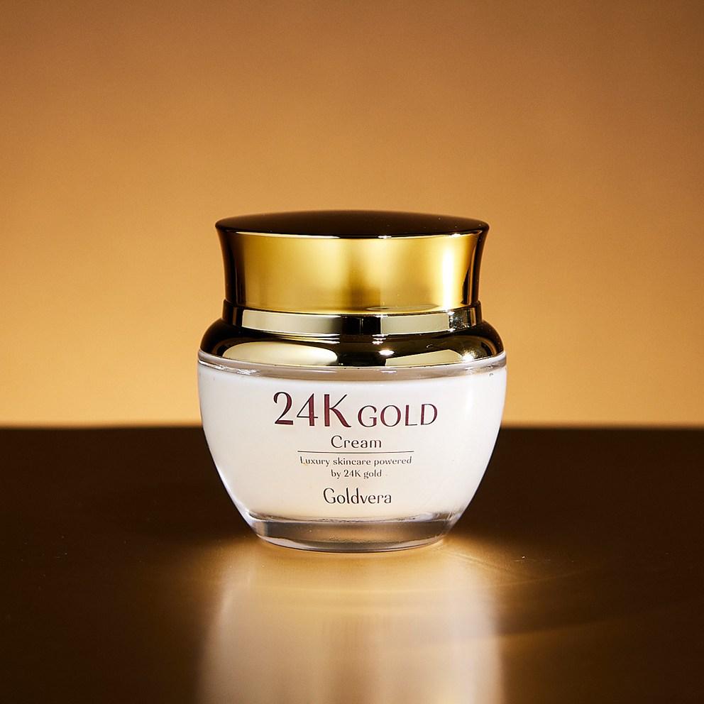 [Gold Vera] 24K Gold Skincare 5-Piece Set - Anti-Wrinkle, Whitening, Firming, and Moisturizing