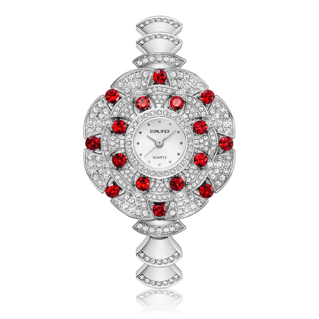 Watch Fashion Decoration Exquisite Bracelet Women'S Watch Diamond High Value Women'S Bracelet Alloy