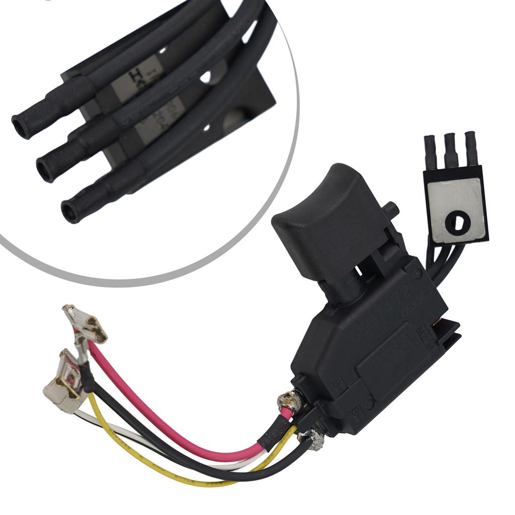 Electronic Switch Switch 1pc 24V DC For DDF446 DDF456 For DHP446 BHP456 BDF456 For Electric Drills Metal Plastic