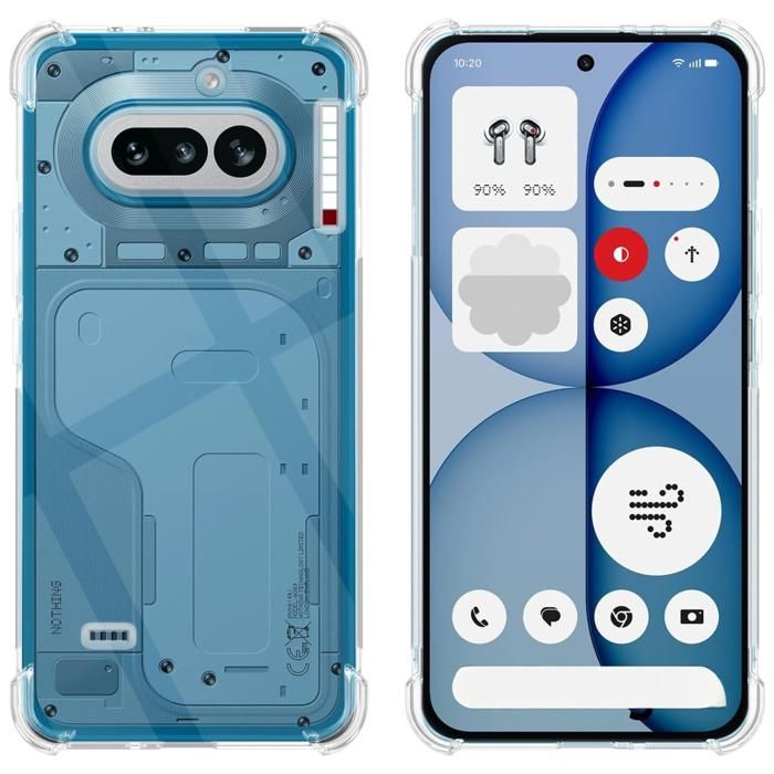 Coque pour Nothing Phone 4a - Antichoc Protection TPU Souple Transparent Phonillico®