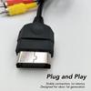 Game Console AV Cable HD Prevent Interference Plug and Play RCA Sound Video Cord for Xbox 5.9ft