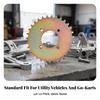 Metal Chain Sprocket | Replacement, Heavy Duty, with Bolt Holes, for go kart 42840t