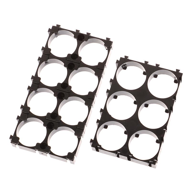 10Pcs 18650 Battery Holder Safety Anti Vibration Holder Bracket Li-ion Cell Holder Cylindrical Plastic Case