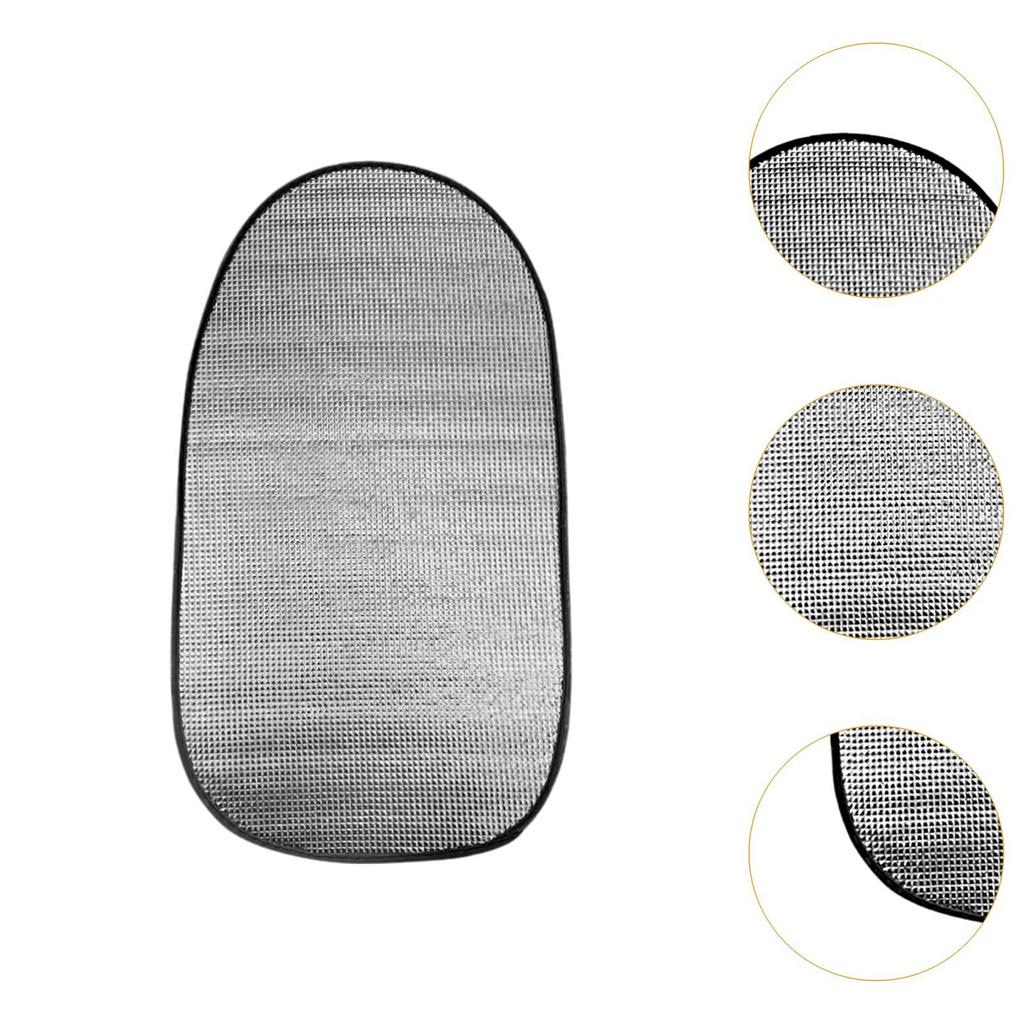 Motorcycle Seat Cover for Heat Sun Insulation Cushion Aluminum Film Seat Pad for Outdoor Summer Siding Electric Bicycles