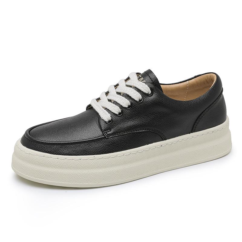 Fashion Luxury Brand Men's Shoes Comfy Outdoor Leather Shoes New Lace Up Breathable Retro Casual Shoes for Men Walking Sneakers Mocassin