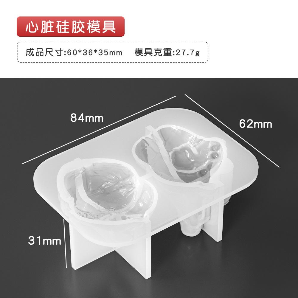 Human Organs Shape Silicone Molds Heart Brain Resin Epoxy Mold Cupcake