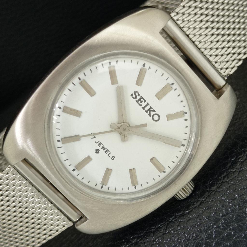 

ЯПОНІЯ ВІНТАЖНИЙ SEIKO З РУЧНИМ ЗАВОДОМ 66B BOY БІЛИЙ ЦВІТ ЦИФЕРБЛАТ ГОДИННИК a706403-1