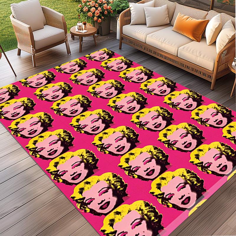 Marilyn Monroe Print Vloerkleed, Wasbaar Vloerkleed, Voor Entree Slaapzaal Wasruimte Kantoor Studeerkamer, Woondecoratie Verjaardag Kerstcadeau
