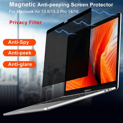 Magnetischer Anti-Peeping Displayschutzfolie Für Macbook Air 13 15 M2 M3 M4 M5 Pro 14 16 Anti-Peek Anti-Spy Folie Sichtschutzfilter