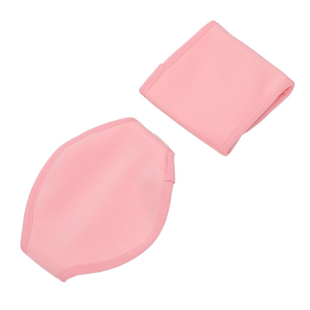 2pcs Knee Feet Castor Oil Pack Leakproof Reusable Soft Castor Oil Compress Pad for Improve Sleeping