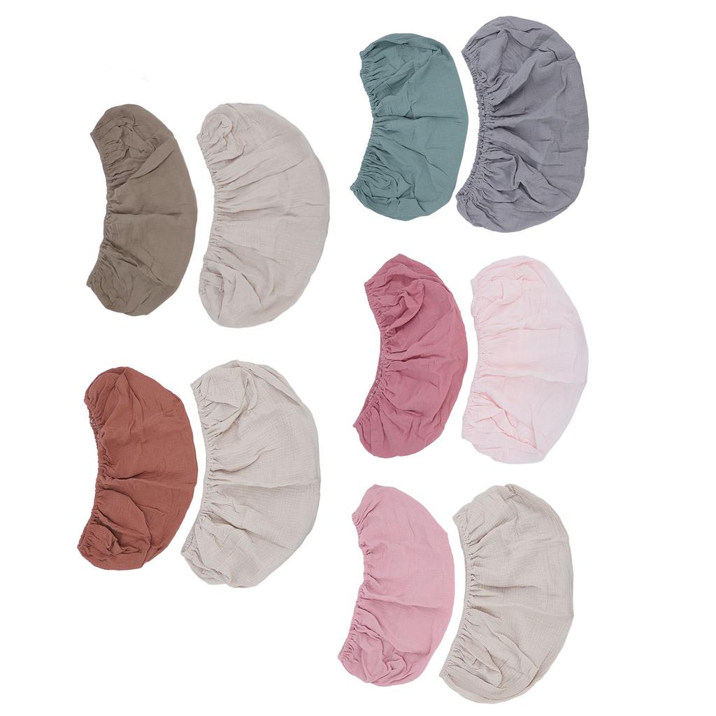 2pcs Changing Pad Cover Soft Breathable Diaper Changing Table Pad Cover Solid Color Changing Pad She