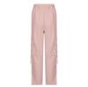 Women Loose Baggy Cargo Trousers Elastic Drawstring Y2K Trouser Wide Leg Parachute Pants with Pockets