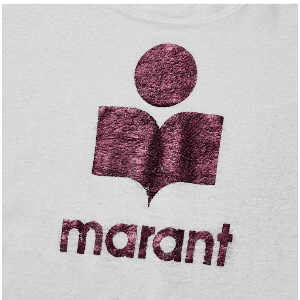 Isabel MaranT Klowia Linen Long Sleeve T shirT Ts0005fa A1n10e Whpm