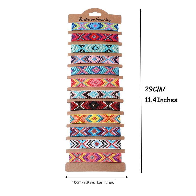 Cross-Border Fashion Bohemia Style Woven Friendship Bracelet Female Factory in Stock Ethnic Style Nepal Carrying Strap Suit