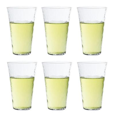 Toyo Sasaki Glass Usuha Set of Made In Dishwasher Glass Ideal for Sake and Tumblers, 180ml, 6, Japan, Safe, Shatter-Resistant, Cups, Beer, Thin,