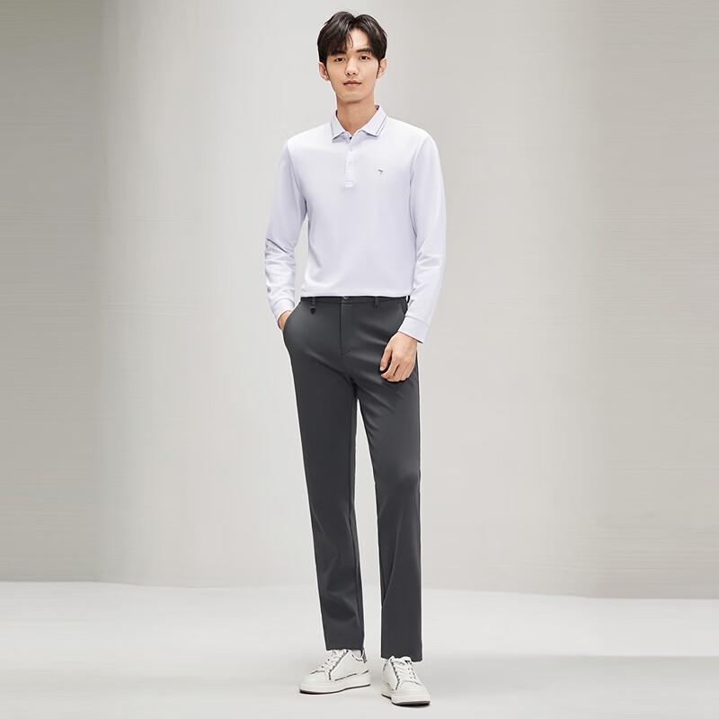 Septwolves Warm Fleece Men's Straight Leg Stretch Casual Pants