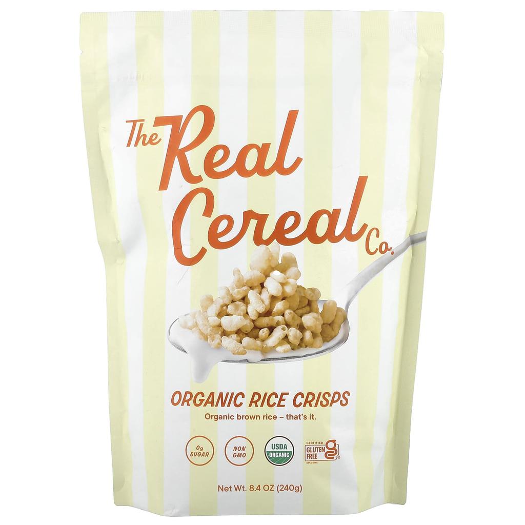 The Real Cereal Co, Organic Rice Krisps, 240g (8.4oz)
