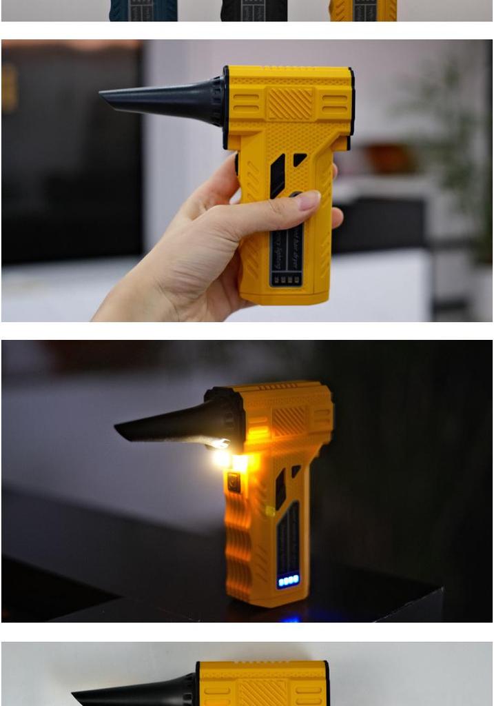 Portable Magnetic Floodlight & Multi-Function Turbine Fan with Adjustable Speed