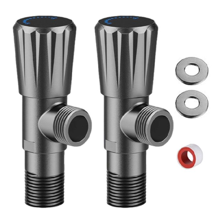 Thickened Anti Leak Angle Valves Bathroom Plumbing Angle Valves Metal Valves for Bathroom Shower Sink Faucets