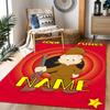 Looney Bulldog Fiery Attitude Personalized Text Carpet Perfect for Entryway Foyer Bedrooms Outdoor Anti-slip Rug Anime Office Decor Spiritual Gift
