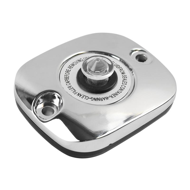 Front Brake Master Cylinder Cover Motorcycle For Harley Touring Road King Street Glide FLHR FLHT Dyna Fat Bob FXDF Softail FLSTF