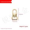 Alloy Door Buckle & Keychain Ornament Webbing Metal Hook for DIY Accessories