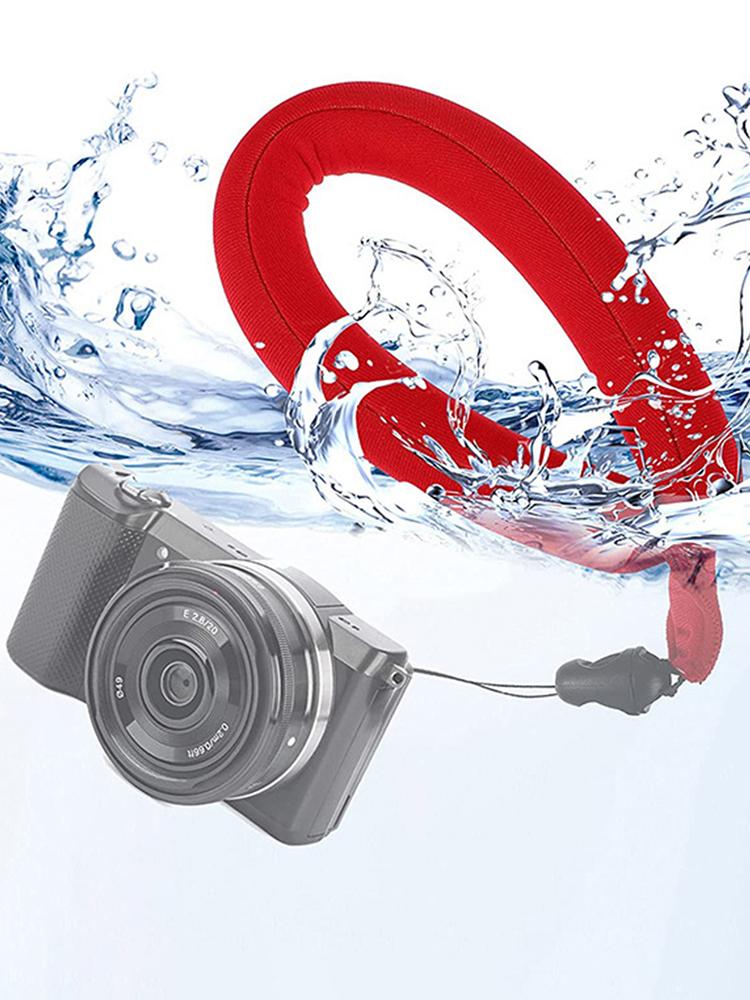 250G Camera Buoyancy Wrist Strap Lightweight Floating Wrist Strap Neoprene Buoyancy Wristband Strap Diving Material Wrist Strap