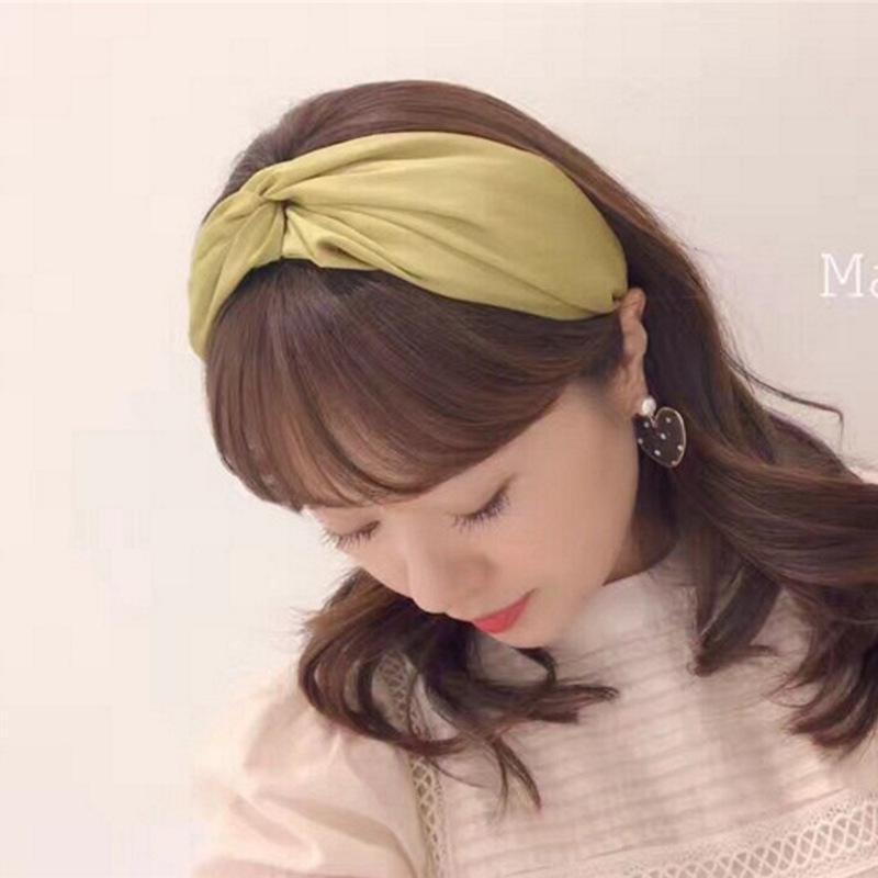 Neue Mode Breites Überkreuz Haarband Stirnband Frauen Mädchen Haar Kopf Bänder Reifen Accessoires Für Frauen Kopftuch Scrunchy Kopfschmuck