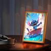 Anime Lampen Stitch Lichtmalerei Fotorahmen LED Nachtlicht Kinderzimmer Wand Nachttisch Dekorieren Weihnachtsgeschenke Mondlampe