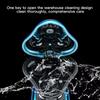 Afeitadora eléctrica, afeitadora rotativa, afeitadora eléctrica, recortadora de barba, máquina de afeitar recargable para cortar el cabello, cortadora para hombres, resistente al agua