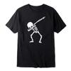 2025 Summer New Funny Skull Print Graphic T-shirts for Men and Women Short-sleeved T-shirts High-quality Streetwear