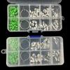 140 Pcs Dentist Tools Set With Silicone Dental Wedge Contoured Metal Matrices Band Resin Clamping Ring For Dental Work