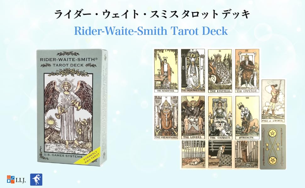 Tarot Waite 78 Tarot with Japanese Authentic Product I.I.J. Rider-Waite-Smith Deck, Edition, Cards, Reading, Instructions,