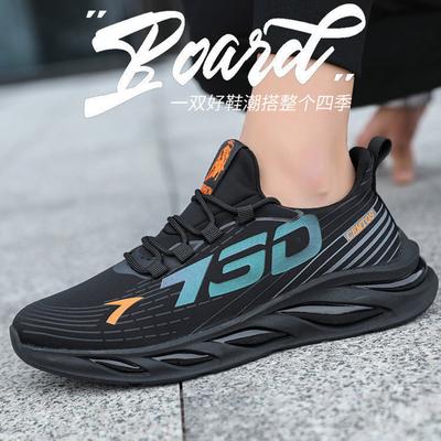 Außenhandel Herren Sport- und Freizeitschuhe Herren Sommer Trend neue Schuhe runde Spitze schwarz Frühling Herrenschuhe