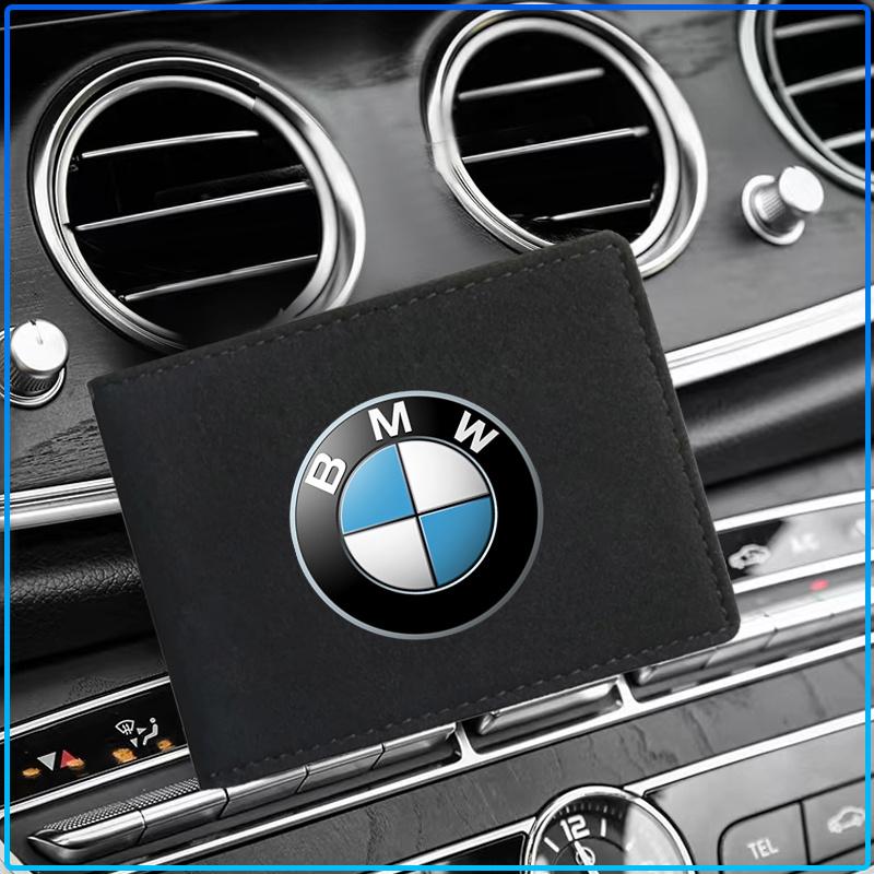 PU Leather Credit Card Case Car Driving Documents Protective Case For BMW M Performance 1 3 5 7 Series M3 M4 M5 M6 X1 X3 X5 X6 X7 E30 E34 E36 E39 E4