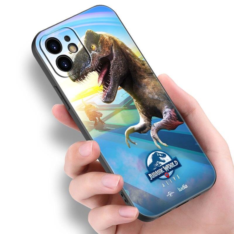 Pouzdro na telefon World Jurassic Park pro Apple iPhone 14 13 12 Mini 11 Pro Max 7 8 XR X XS 7 8 Plus SE 2020 2022 černý kryt