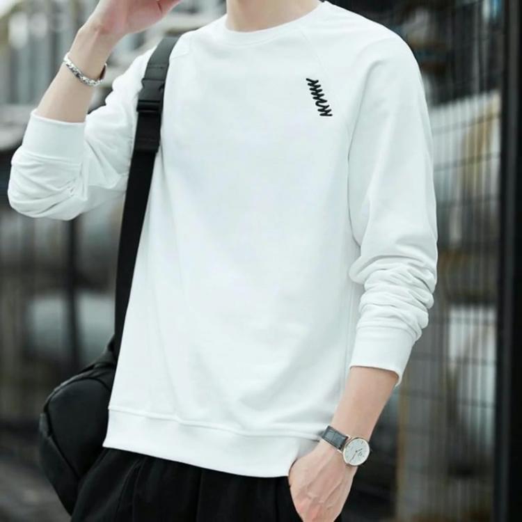 Herrenbekleidung England Frühling Herbst Rundhals Pullover Laternenärmel Langarm Preppy Stil Lässig Sport Kapuzenpullover Klassische Oberteile