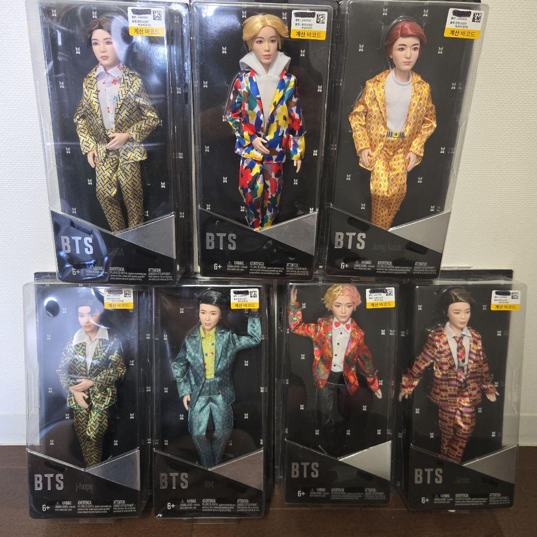 

[USED] BTS Dolls Korea Daiso DAISO Mattel 7 Dolls