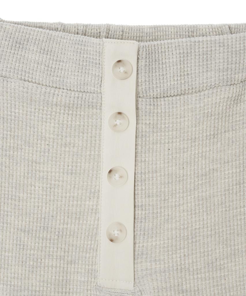 Iteoneolmomeonteu Waffle Bootcut Pants - Oatmeal