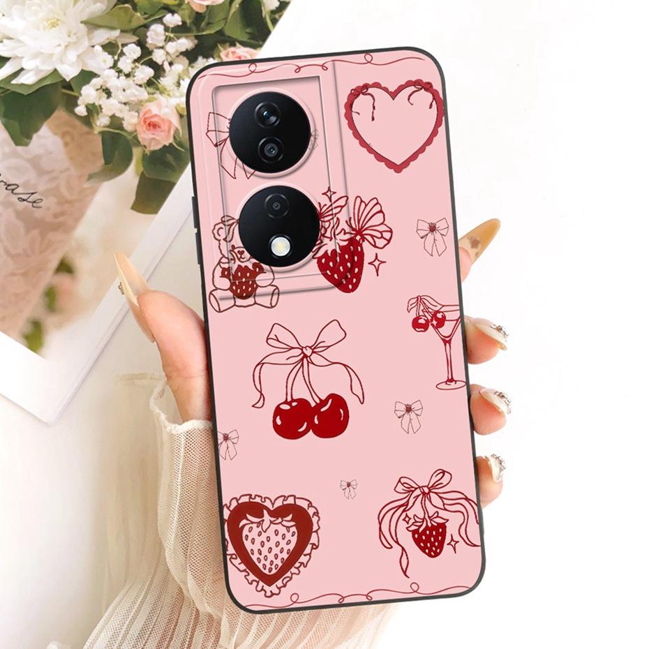 Cute Printed Phone Case For Honor X7b 4G 5G Soft Silicone Shockproof Cases For Honor X7b X 7B CLK-LX2 Covers Bumpers