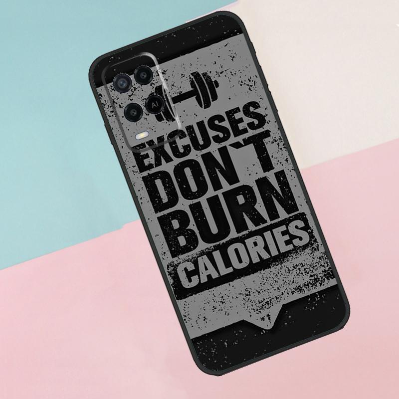 Bodybuilding Gym Fitness For Oppo A17 A77 A60 A74 A94 A54 A18 A38 A58 A78 A98 A40 A80 A16 A76 A96 A15 A57S Phone Case