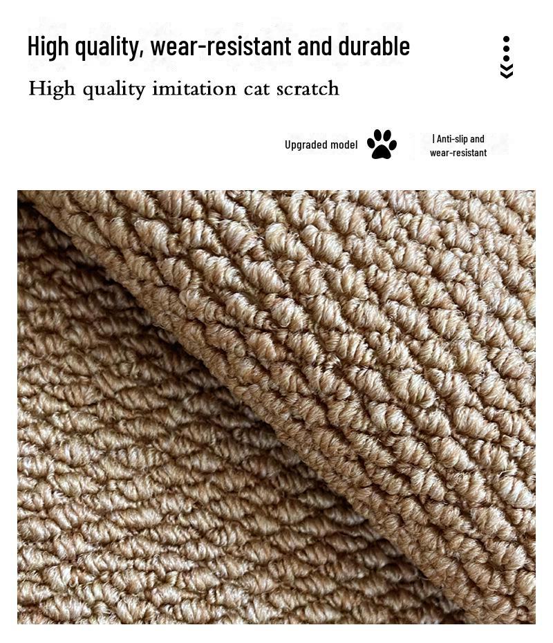 Washable Foldable Imitation Sisal Tatami Mat – Non-Slip, Easy-Care Floor Covering for Bedroom, Bay Window, or Living Room.