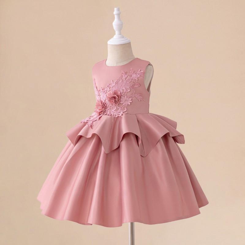 Baby Kids Girls Princess Dress Formal Party Gown Occasion Wear