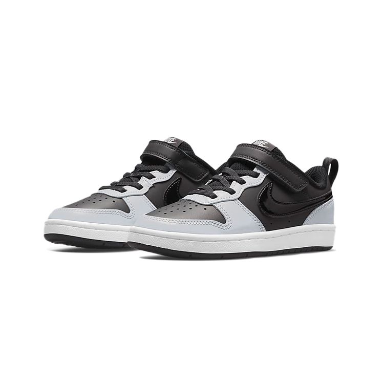 Nike Court Borough Low 2 PS Anthracite Stadium Grey Kids Sneakers Pure-Platinum Black BQ5451-014